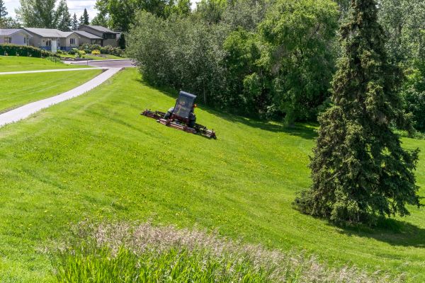 Hill Mowing in Winter Park